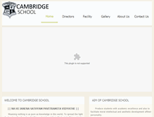 Tablet Screenshot of cambridgeschoolkhroadjpnagar.com